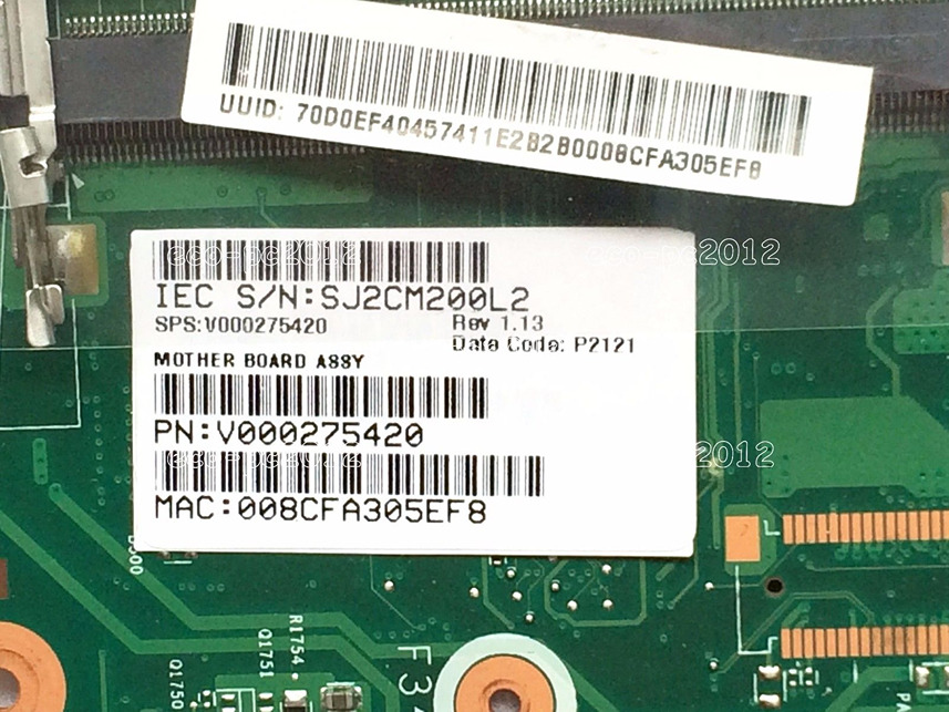 Toshiba Satellite Intel Motherboard - V000275420 / DK10FG-6050A2